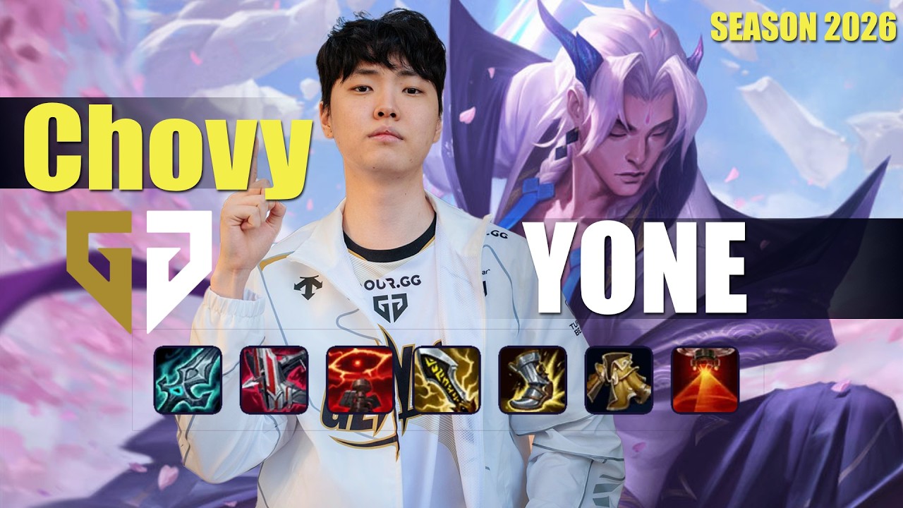 GEN Chovy YONE vs OTP ZOE Top - Patch 26.15 KR Ranked | lolrec