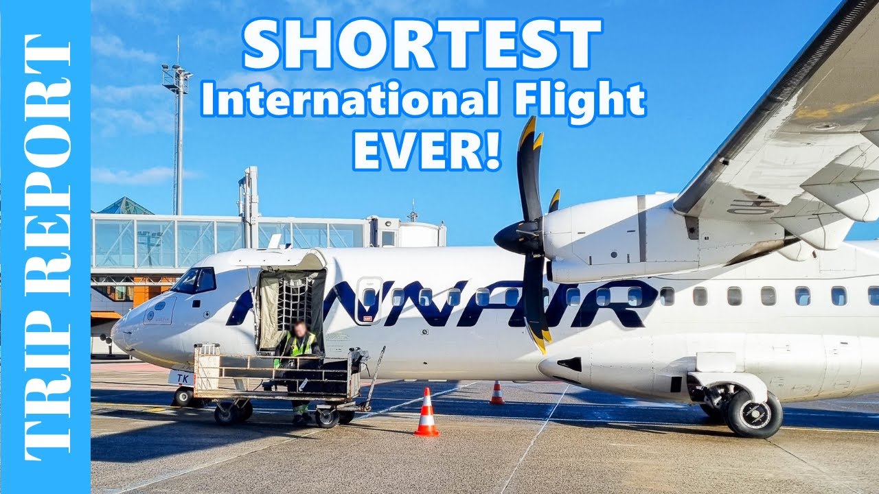 FINNAIR TRIP REPORT - Economy Class Flight  🇫🇮 Helsinki to Tallinn onboard ATR 72 Operated by Norra