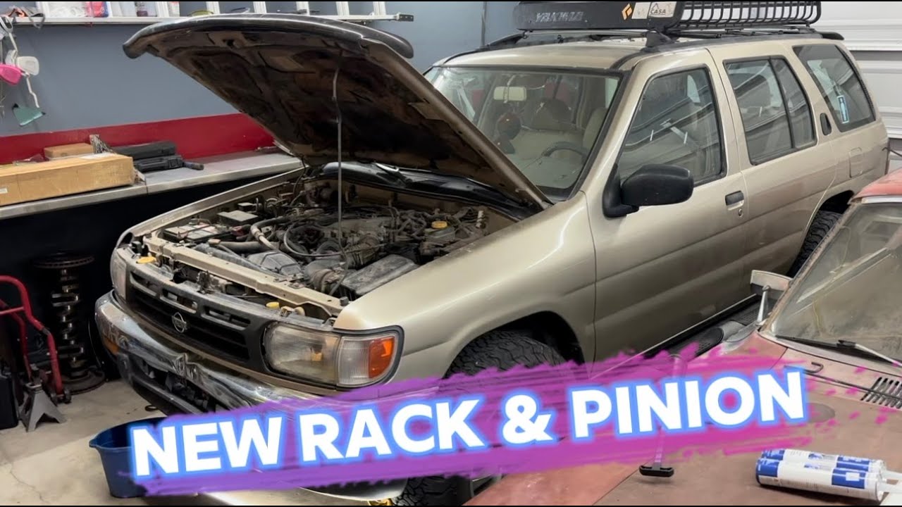 Как заменить рулевую рейку на Nissan Pathfinder 1988 года выпуска