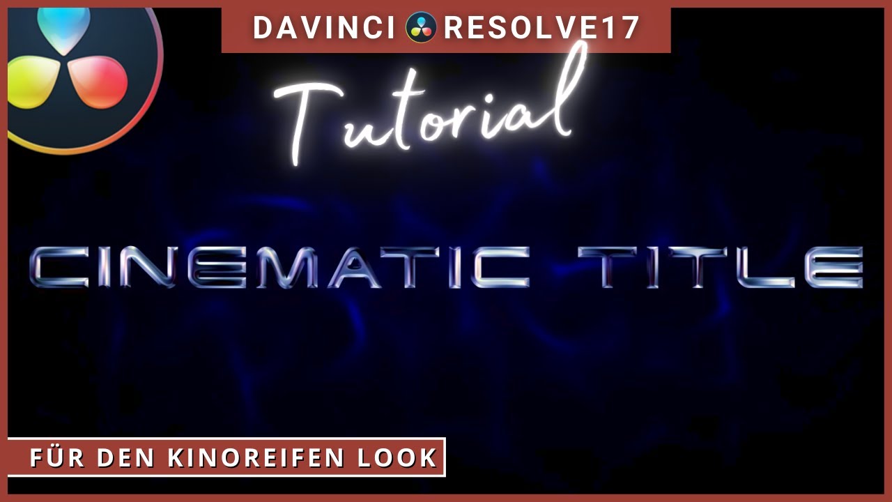 Cinematic Text Title | Davinci Resolve - Kinoreifer Titel ohne Plug In