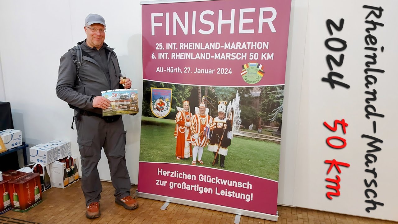RHEINLAND-MARSCH 2024 | 50 km - Extremwandern durch die Villeseen bei Hürth und Brühl