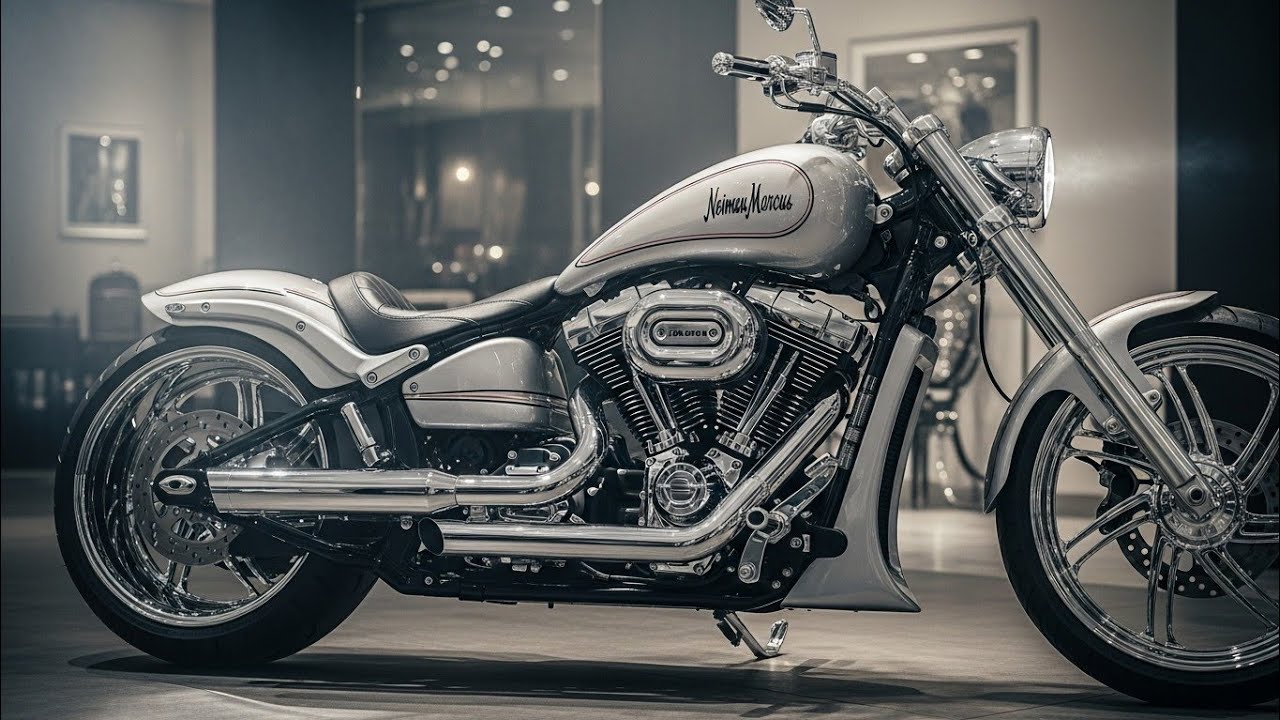 This Luxury Motorcycle Looks Like a Million Dollars | Neiman Marcus | Chrome, Class & Power