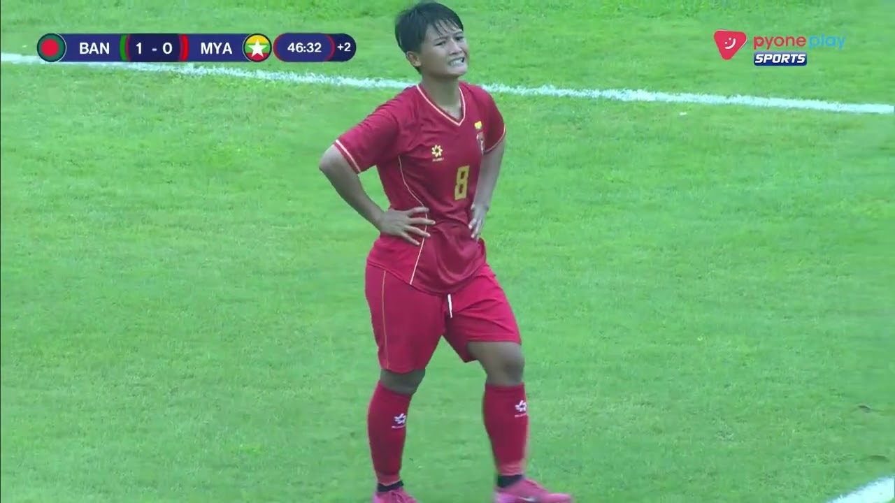 Match Highlights, 2026 AFC Women's Asian Cup Qualification, Group C , BANGLADESH  Vs  MYANMAR