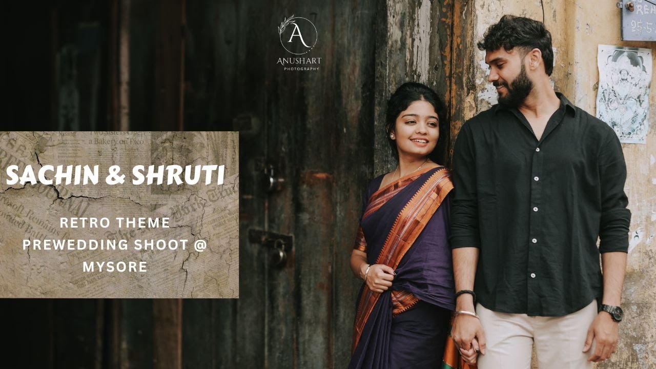 Naguva Nayana 🎥 Retro-Themed Pre-Wedding Shoot | Anushart Photography 📸