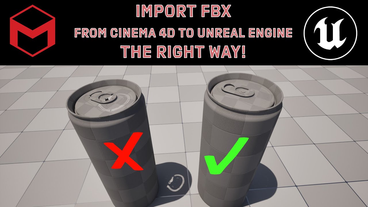 Правильный импорт FBX из Cinema 4D в Unreal Engine: пошаговое руководство