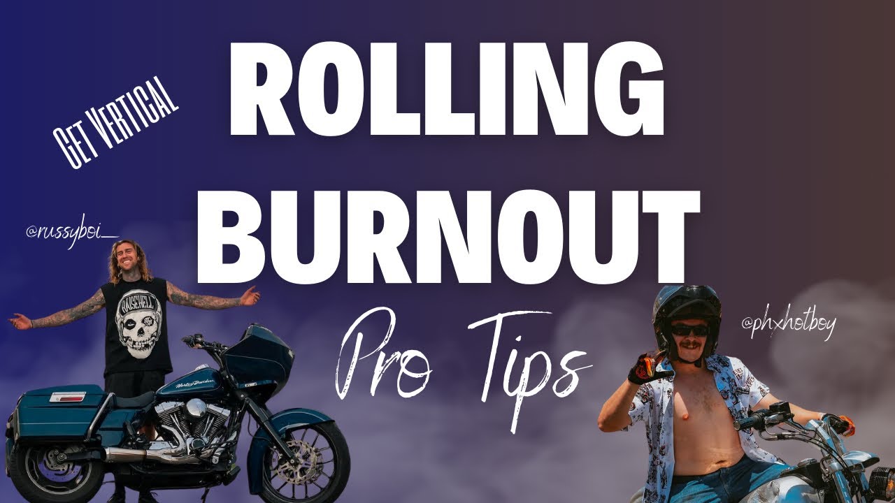 Советы профессионалов по езде на мотоцикле Harley Davidson Rolling Burnout