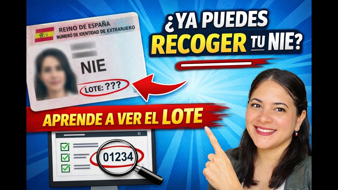 ¿Ya puedes recoger tu NIE? Aprende a ver el lote