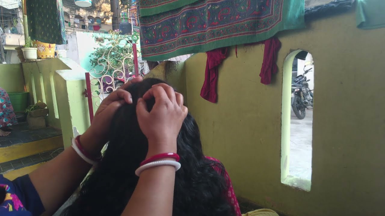 Checking black hair || remove scalp 