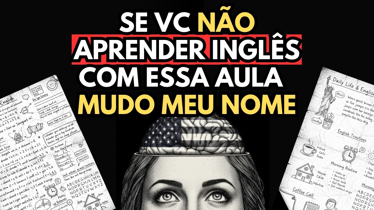 🔴 A MANEIRA MAIS FÁCIL DE COMEÇAR O ANO FALANDO INGLÊS!! vou te ensinar a PENSAR em INGLÊS!