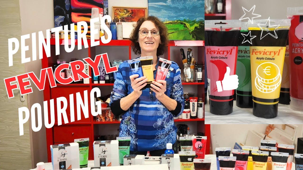 Pouring à petit budget : Comparatif des peintures abordables #peintureacrylique