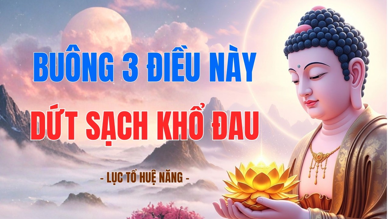 LỤC TỔ HUỆ NĂNG: 3 Điều Cần Buông Khi Đời Trái Ý, Nghe Ngay Để Dứt Nghiệp Khổ Đau