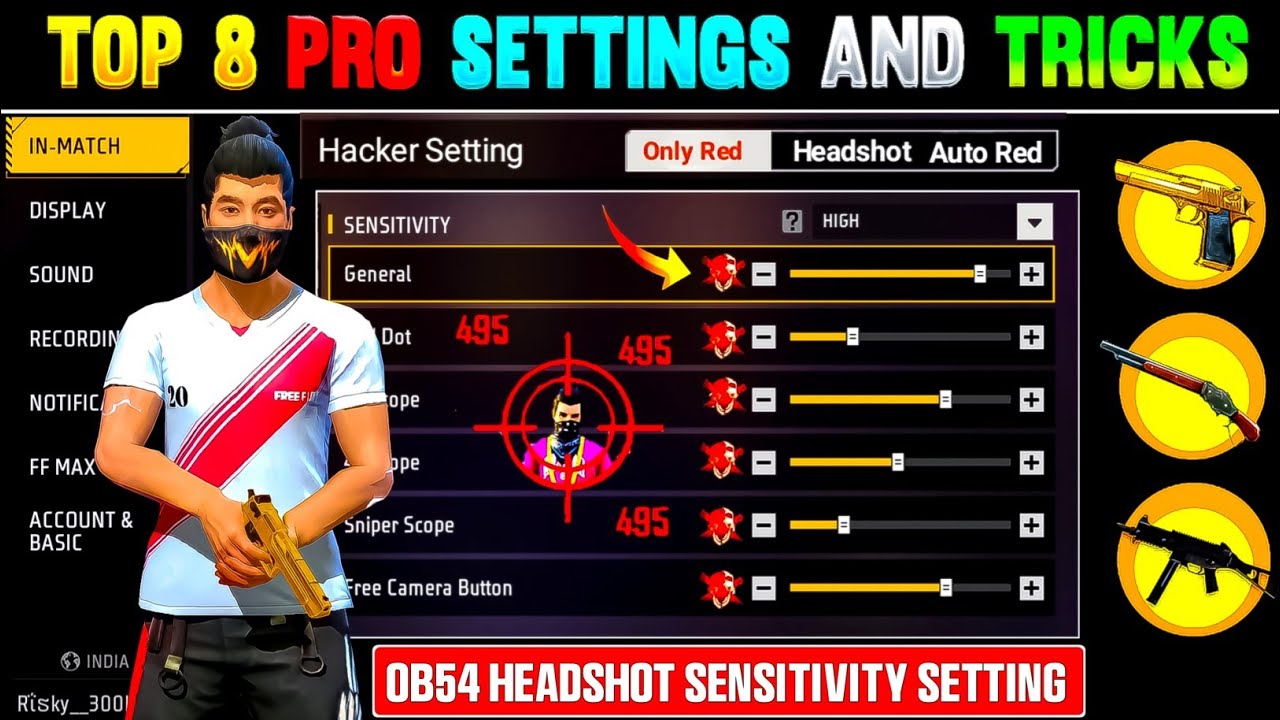 Free Fire Headshot Setting After Ob54 Update 2026⚡Best Sensitivity Settings ⚙️| Sensitivity Setting 