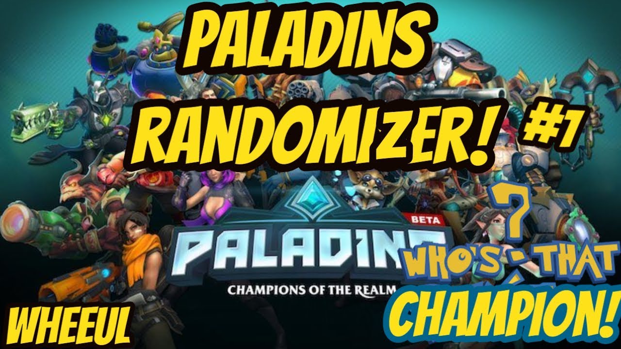 PALADINS RANDOM CHAMPION & LOADOUT #1 (Funny Moments Gameplay)
