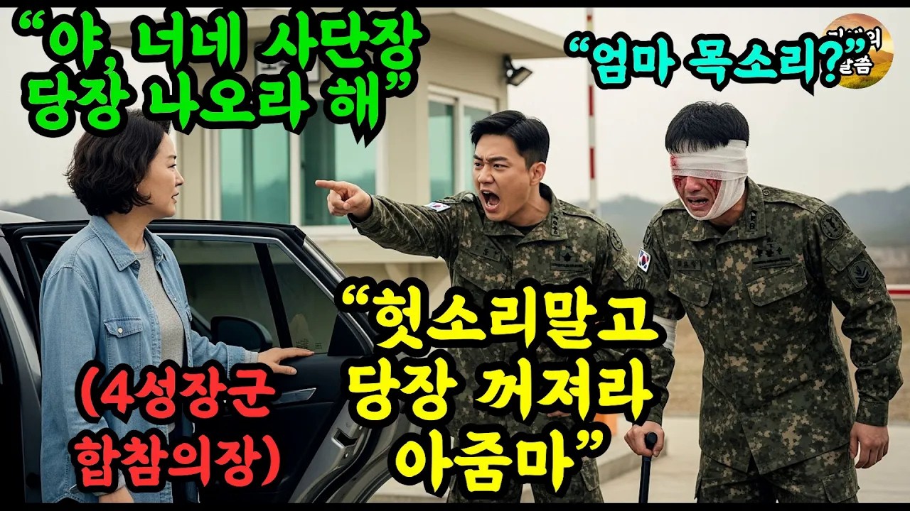휴가 나온 아들 마중 나간 4성장군 엄마, 부대 폭행으로 피멍든 아들 얼굴 보고 부대 전체를 뒤집어버리는데   #오디오북