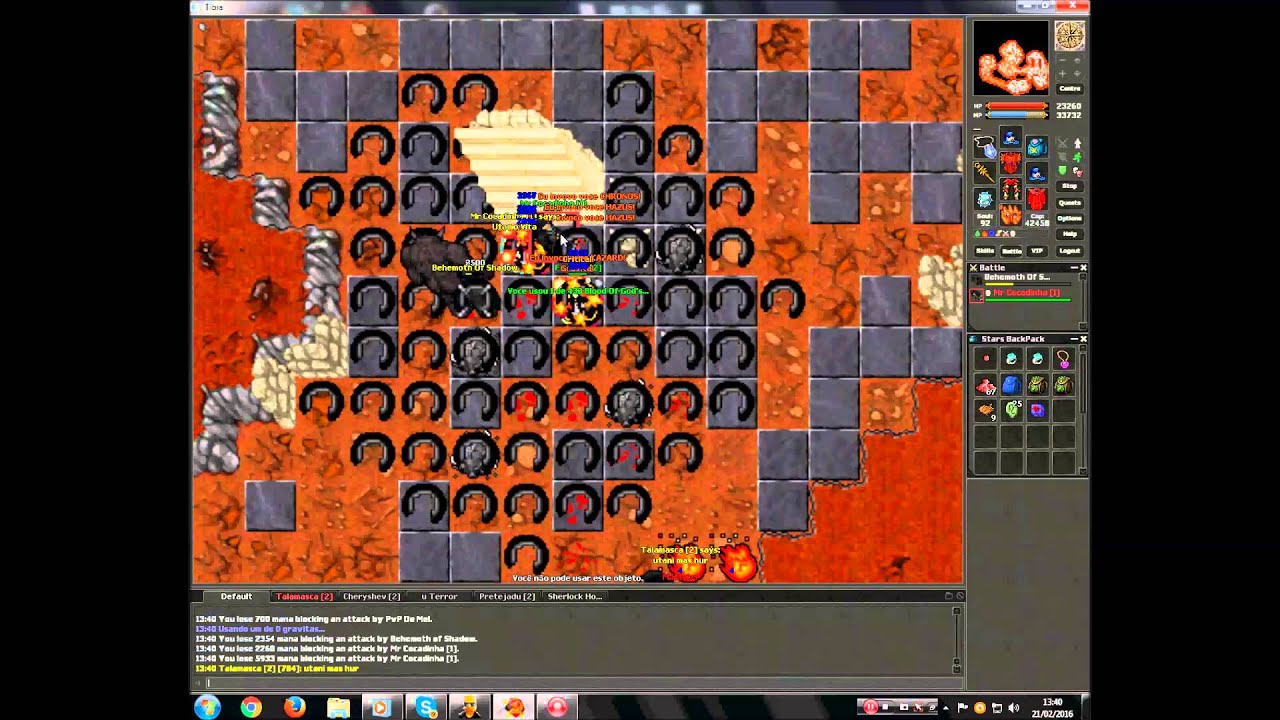 War Mapa Jogatina Shadow, Tibia7 92