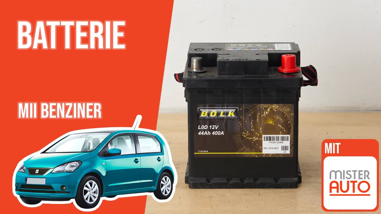Batterie wechseln Seat Mii 1.0 MPI 🔋