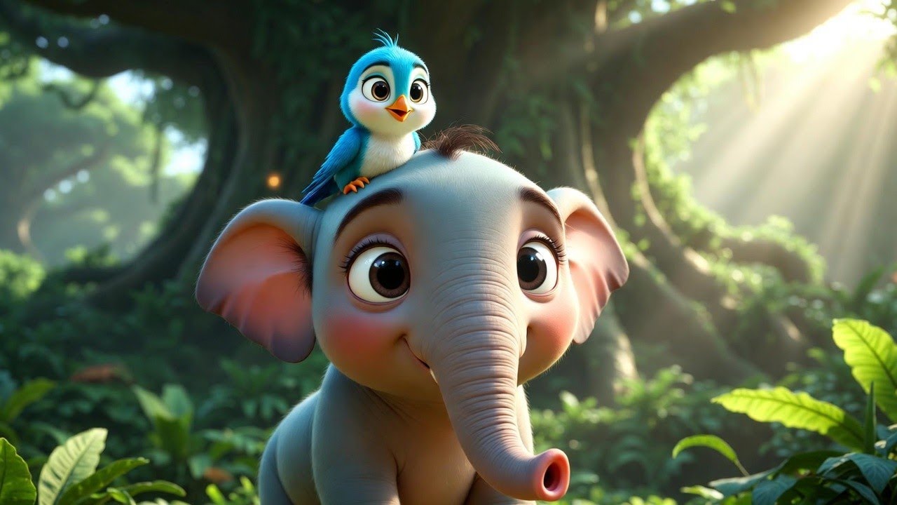 This Little Elephant Saved the Jungle 🐘🌿 | Kids Moral Story | The Heart of the Jungle