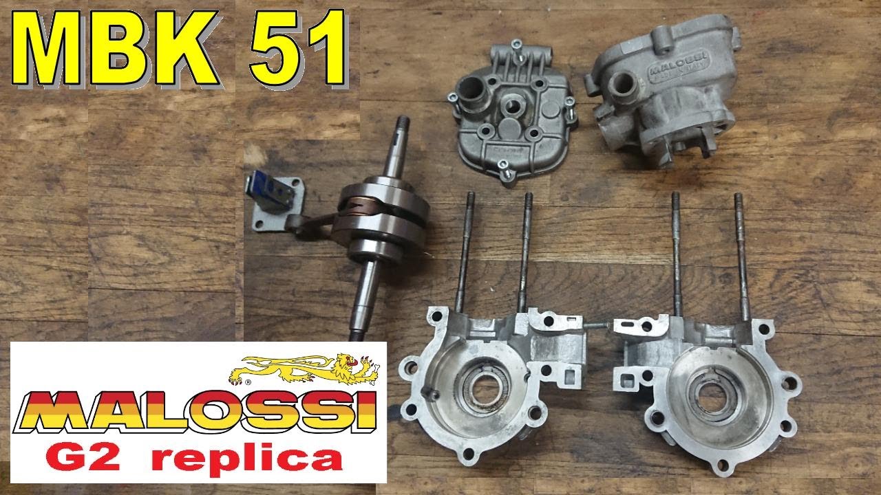 MBK 51 Malossi G2R réflexions prépa carters