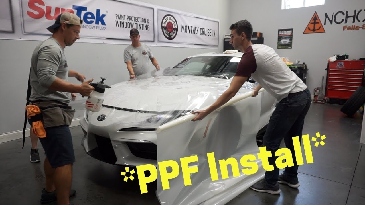 Paint Protection Film Install for my Brand New A90 Toyota Supra!!