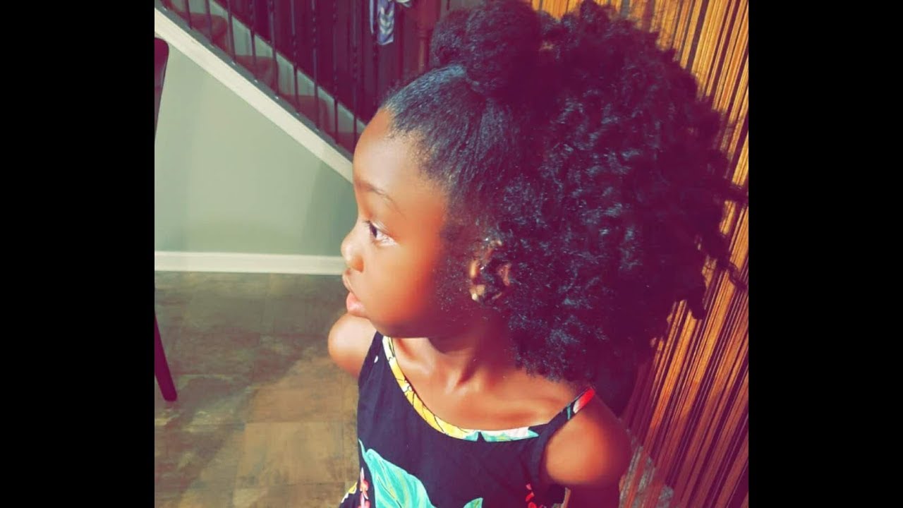 Quick & Cute Kid-friendly Crochet Braids Style: Half Up, Half Down | Havana Mambo Twist