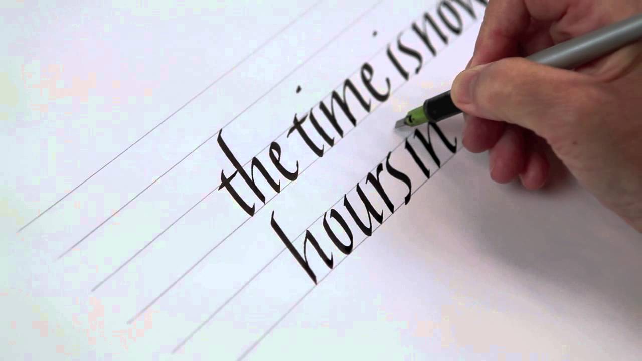 Joyce Teta Calligraphy Demo