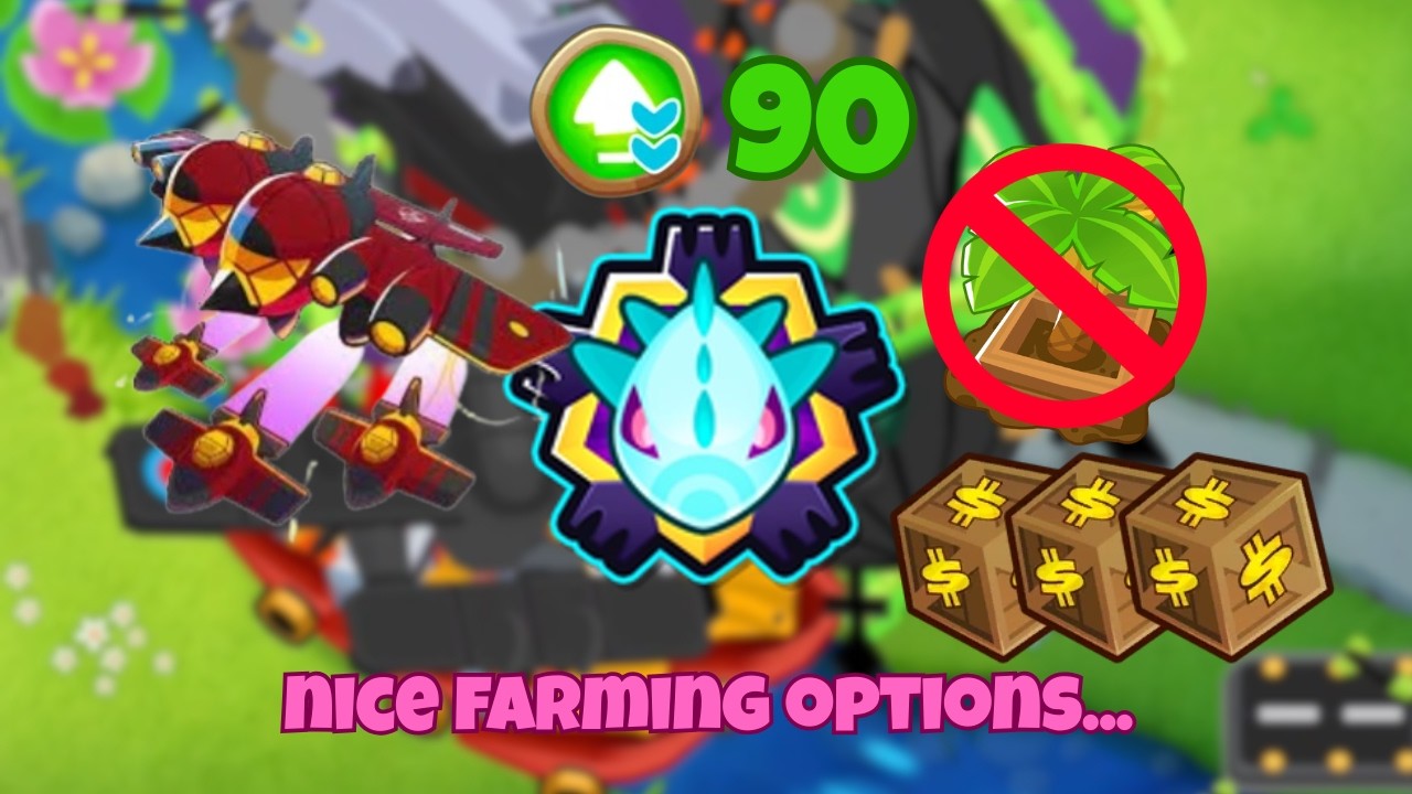 [BTD6] Using no farms to beat Ranked Elite Lych #60 (Downstream) in only 90 Tiers!