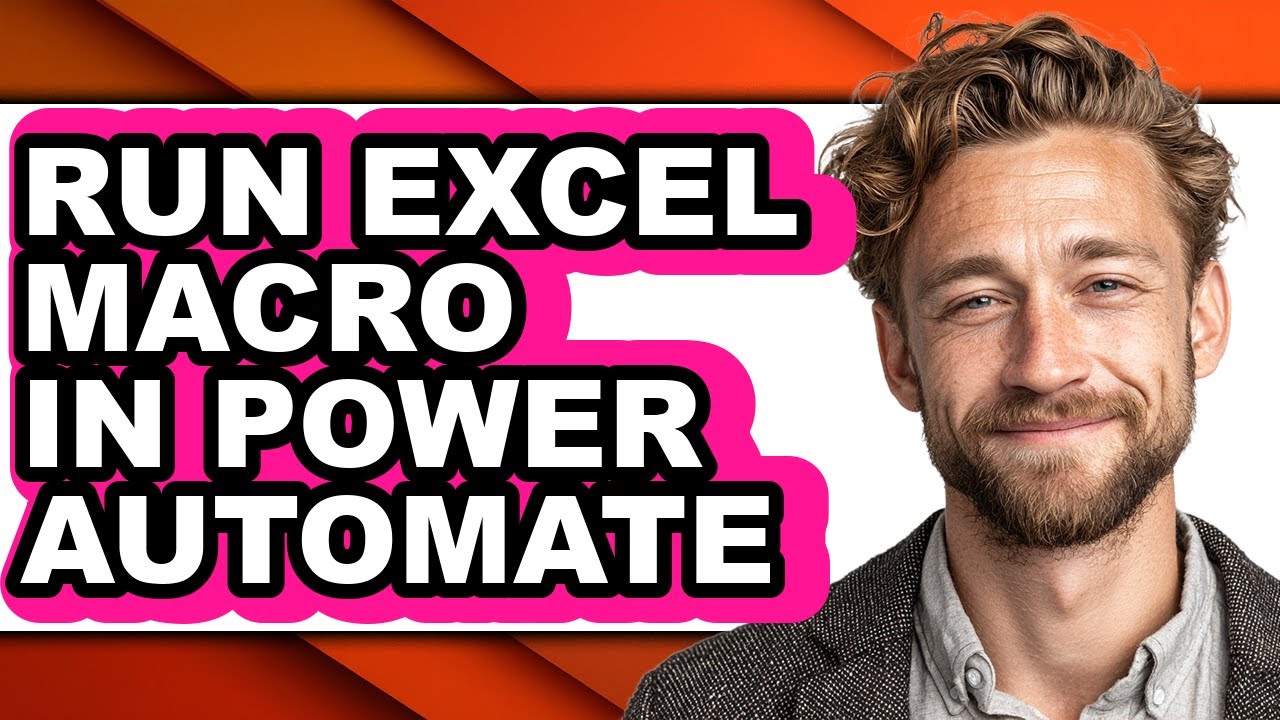 How to Run Excel Macro in Power Automate (only Way)