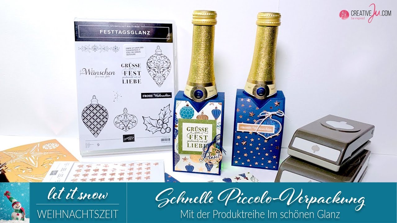 let it snow - Weihnachtszeit - Tag 2: Schnelle Piccolo-Verpackung | Im schönsten Glanz