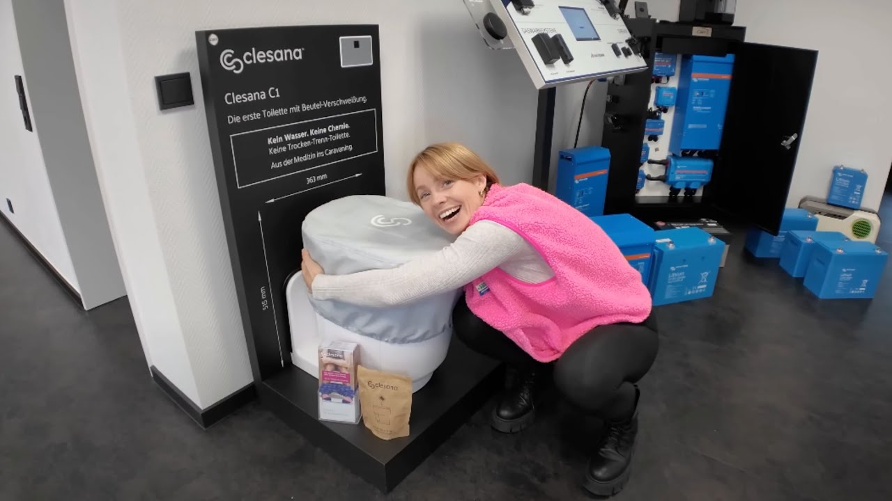 CLESANA 2025 RV Dry Toilet WITHOUT ODOR or CHEMICALS 🟥 NEWEST CAMPING INNOVATION
