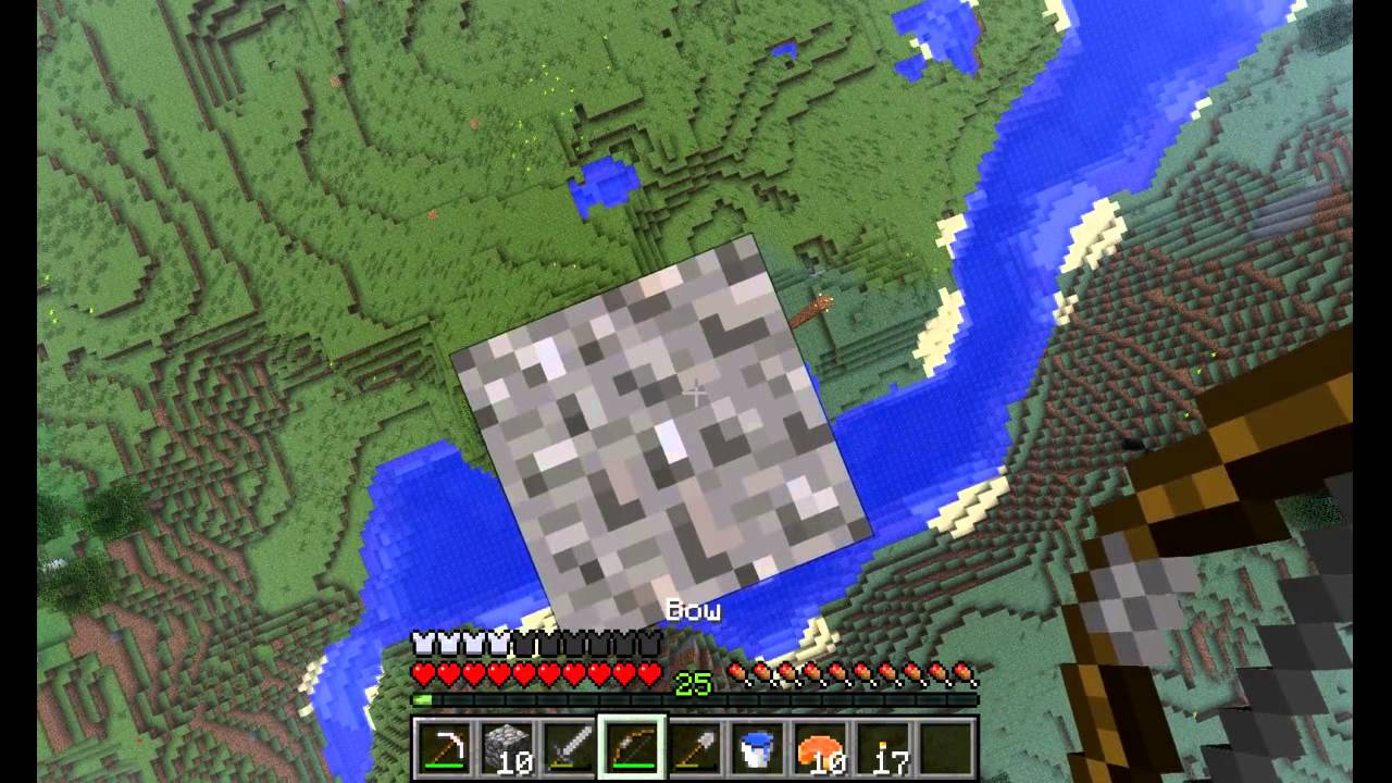 Minecraft GTTE #10: Grinding gravel for flint to make arrows