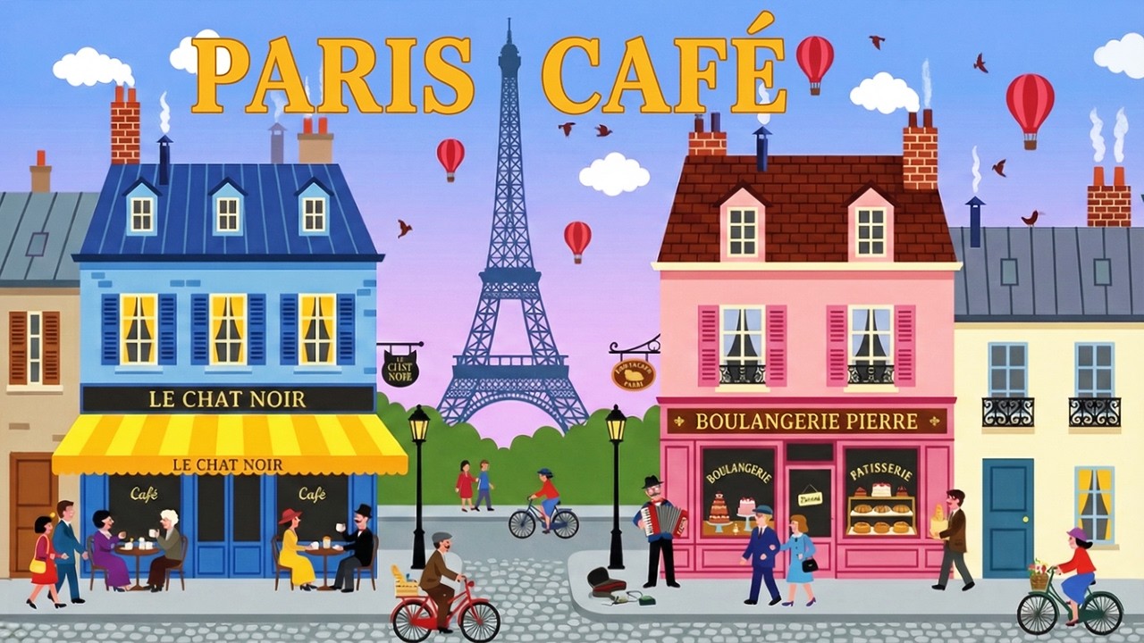 𝐀 𝐒𝐥𝐨𝐰 𝐖𝐞𝐞𝐤𝐞𝐧𝐝 𝐢𝐧 𝐏𝐚𝐫𝐢𝐬 ☕ French Instrumental Café Music | Study, Work, Relax