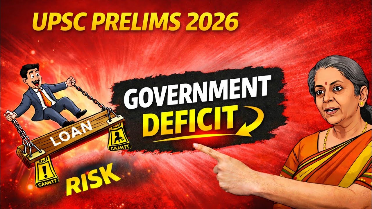 “95% Students यहीं गलती करते हैं! 😱 Government Deficit पूरा Clear | Hindi Medium” upsc prelims 2026