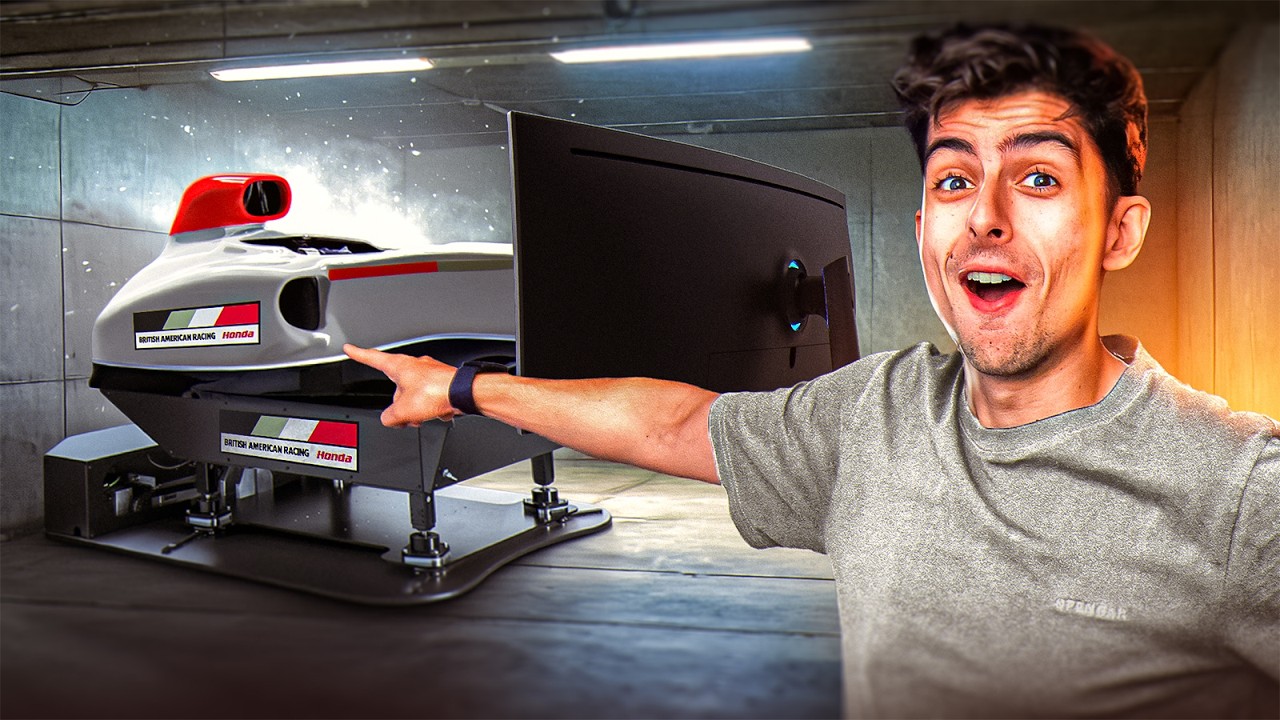 ILS ONT RÉCUPÉRÉS UN VRAI SIMULATEUR DE FORMULE 1 (et je l’ai testé..)