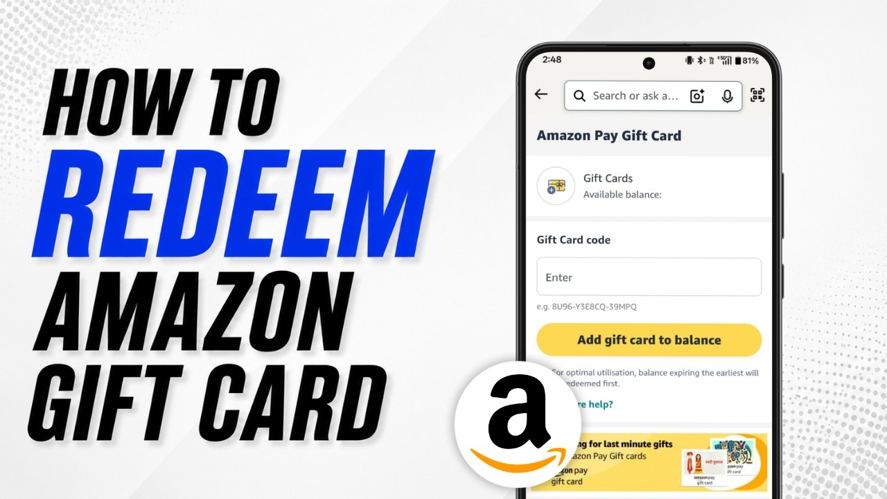 Как использовать подарочную карту Amazon