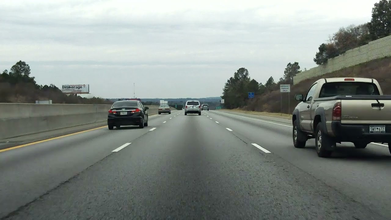Bobby Jones Expressway (Interstate 520 Exits 7 to 1) westbound