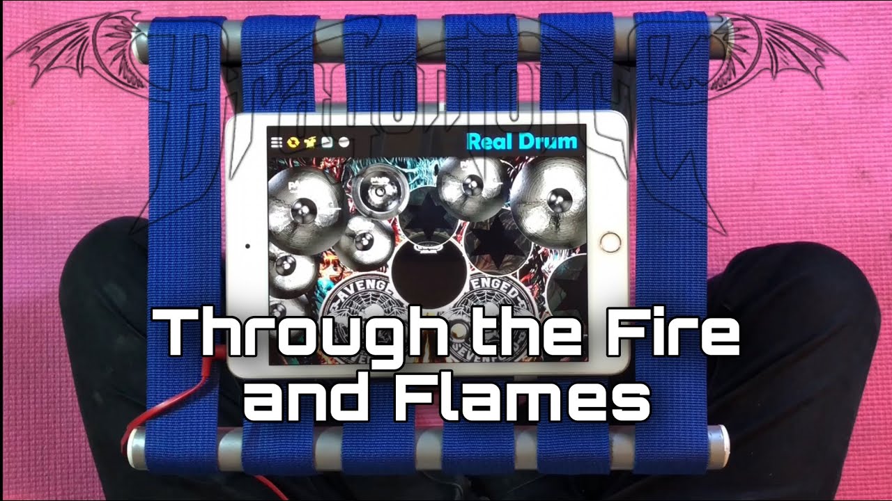 DragonForce - Through the Fire and Flames [REAL DRUM COVER]