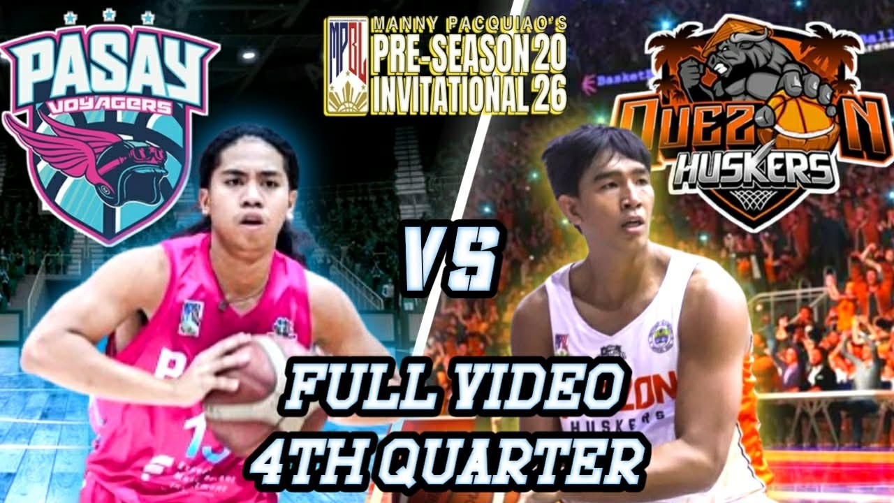 PASAY vs QUEZON| FULL 4TH QUARTER | MPBL 2026 PRE-SEASON