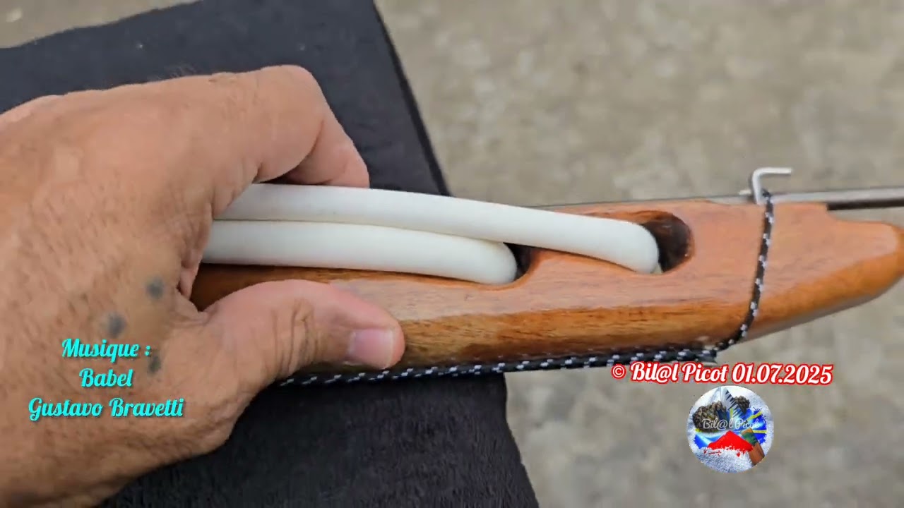 Je vous présente mon p'ti dernier. Harpon / fusil de chasse sous marine fé main à la Réunion 🇷🇪.