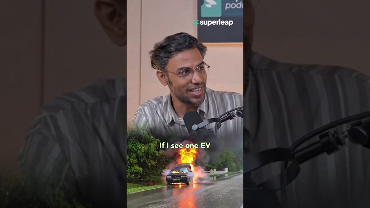 Are EVs Safe? The TRUTH behind EVs catching FIRE 🔥 #ElectricCar #ElectricScooter #Podcast