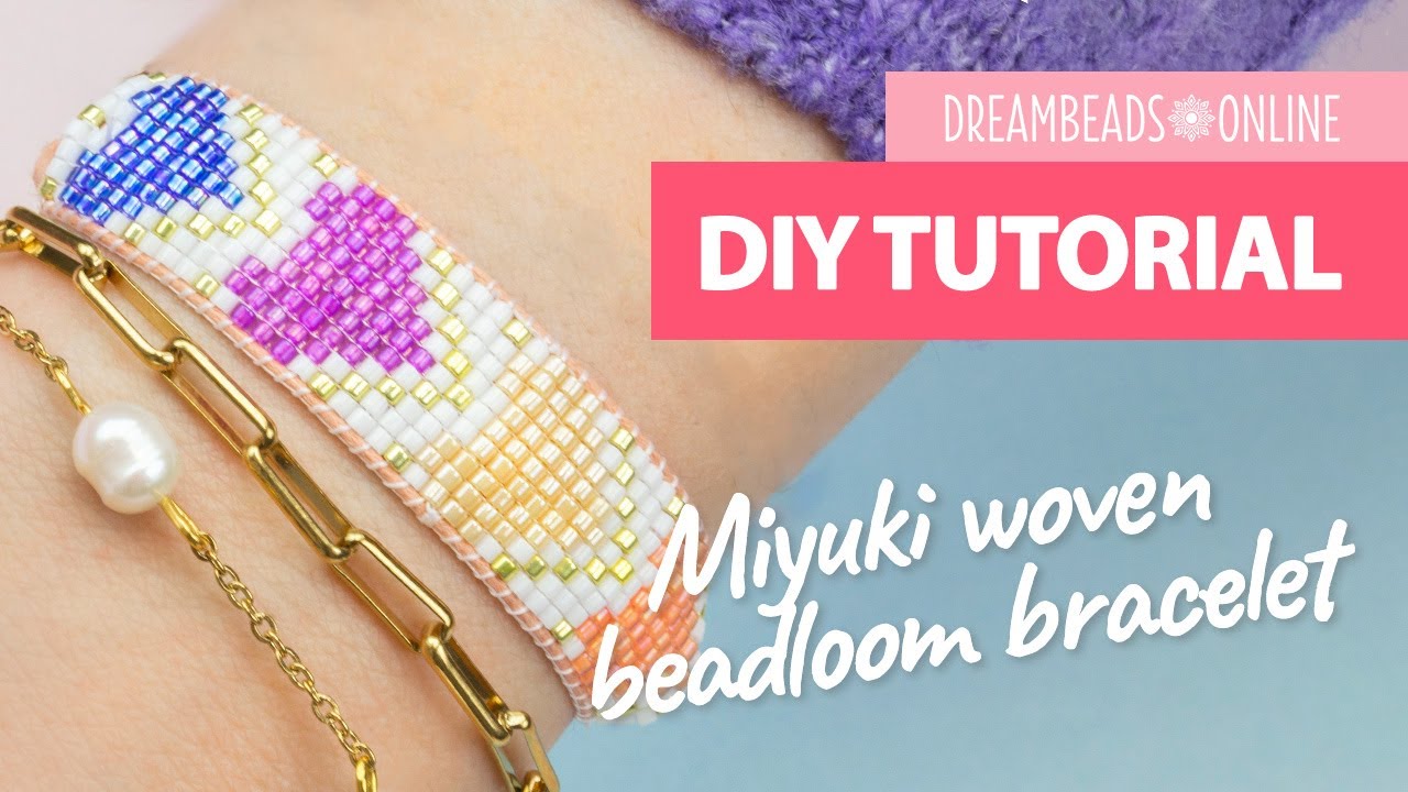 Miyuki woven beadloom bracelet | Making DIY Bracelets ★ Dreambeads Online
