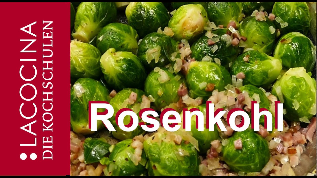 Knackiger Rosenkohl mit Speck und Zwiebeln