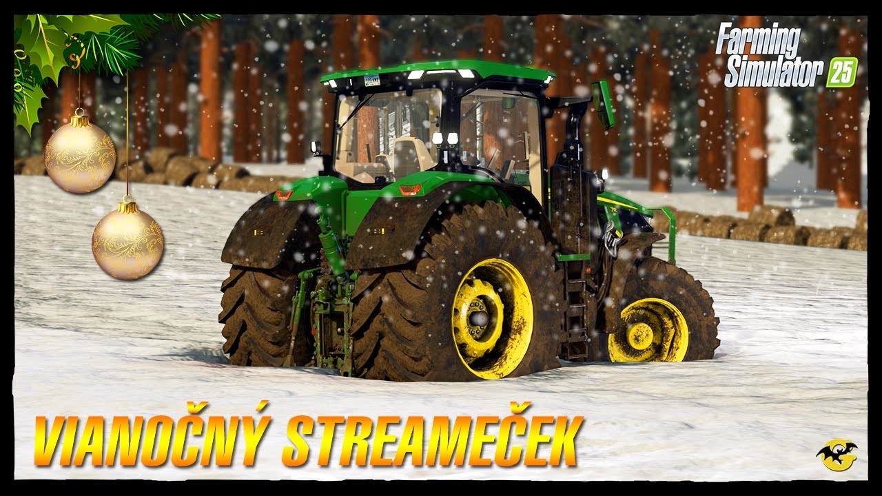 Vianočný Blizzard Streameček 🎄🌨️ - Z drevorubača farmárom - FS25