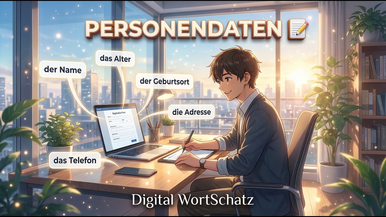 PERSONENDATEN 📝👤 | Digital WortSchatz: NOMEN (A1)