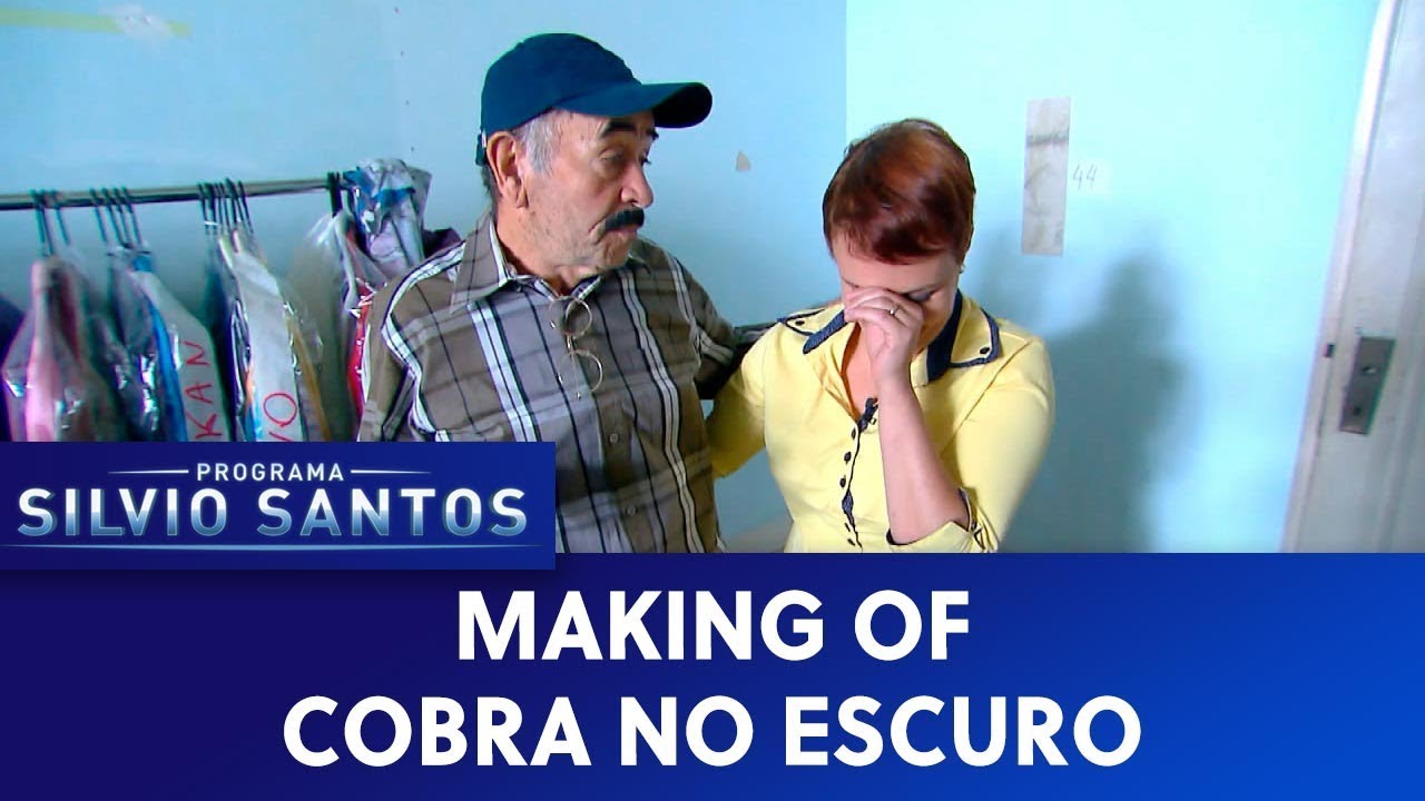 Making Of: Cobra no escuro - Snake in the dark prank | Câmeras Escondidas
