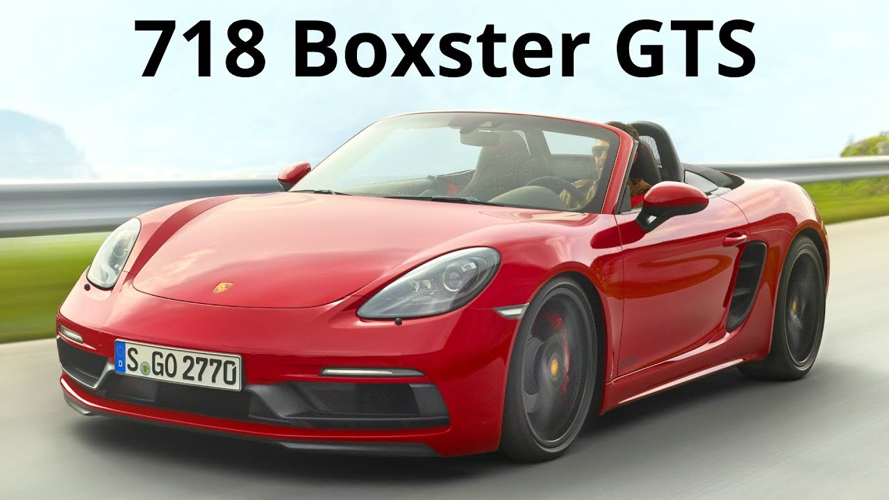 Porsche 718 Boxster GTS - 365 hp Exhaust Sound and Drive