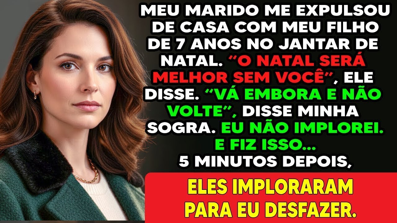 Meu marido disse  ‘'O Natal será melhor sem você ’' E eu fiz isso…