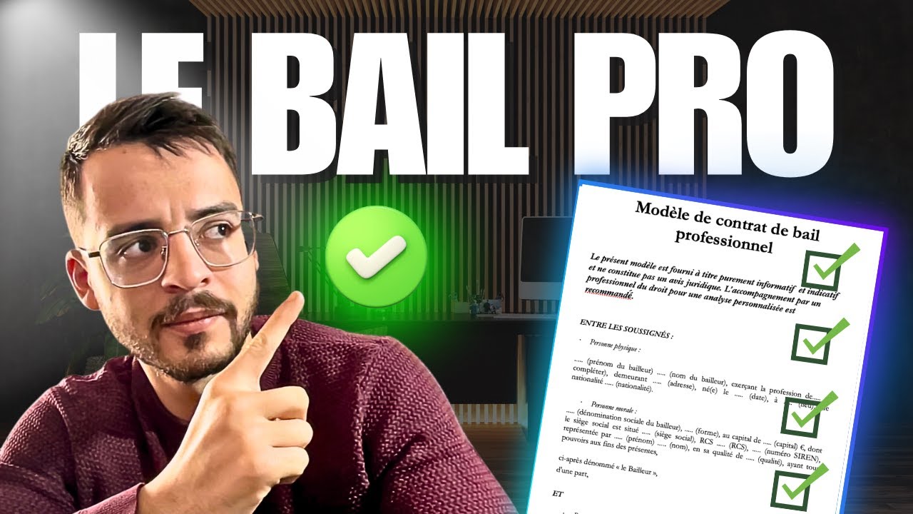 Le bail professionnel de A à Z