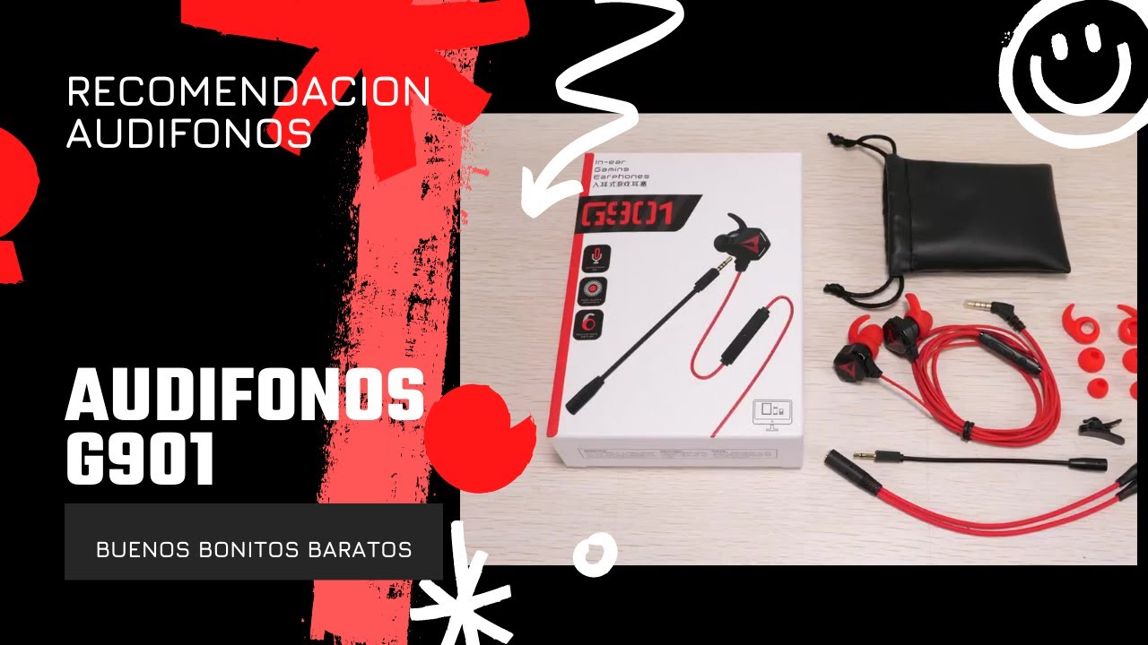 🚨Audífonos GAMER Buenos Bonitos y Baratos🚨 Recomendación Audífonos G901 Marca LIBRE