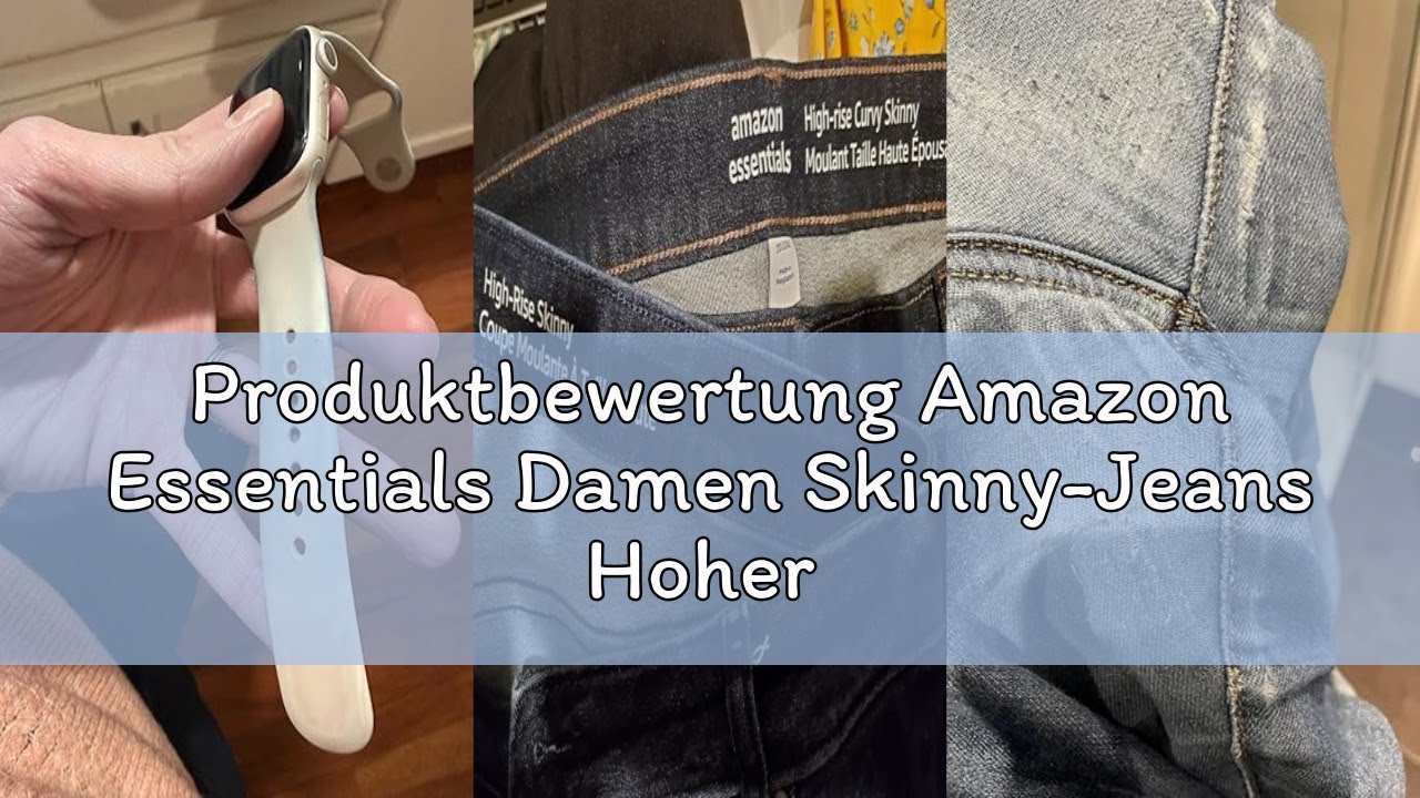 Produktbewertung Amazon Essentials Damen Skinny-Jeans Hoher Bund - Auslaufmodell
