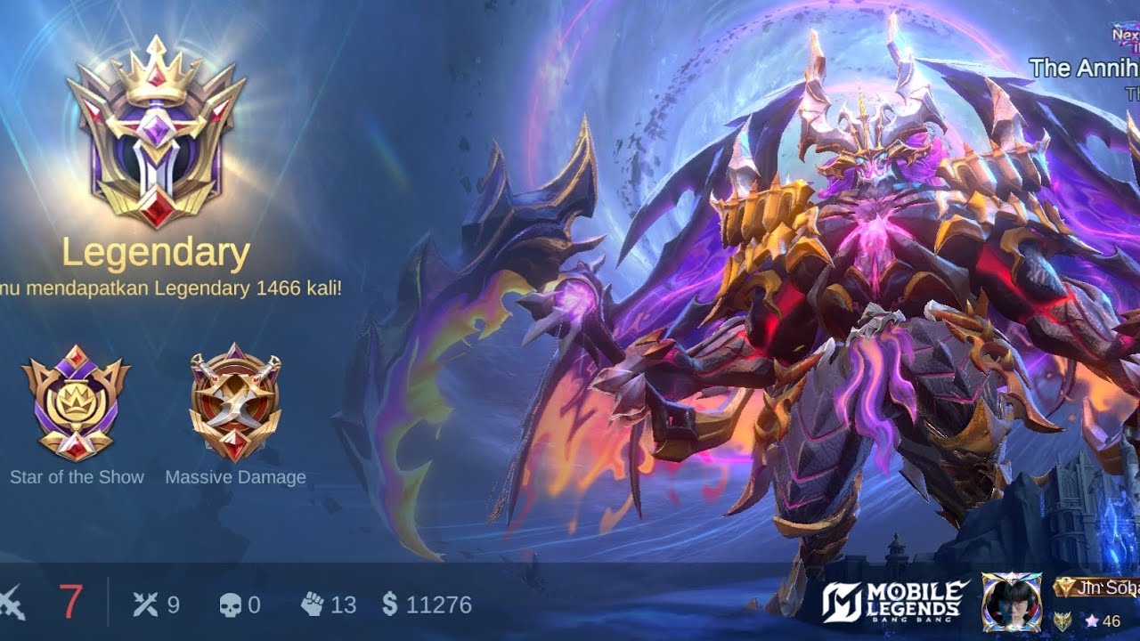 REVIEW SKIN THAMUZ NEXUS SEA 11.11 KEREN BANGET KUALITAS SKIN LEGENDS Mobile Legends Bang Bang